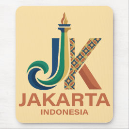 Mousepad Jacarta Indonésia Sudeste Asiático