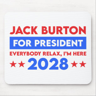 Mousepad Jack Burton Para Presidente 2028