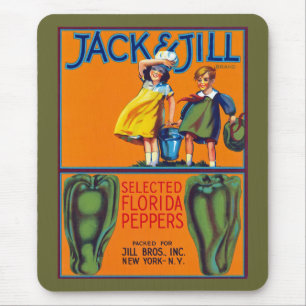 Mousepad Jack & Jill Florida Peppers