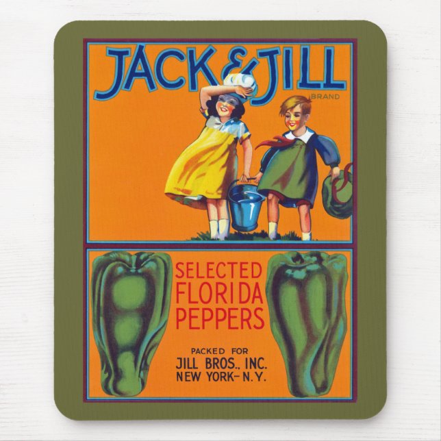 Mousepad Jack & Jill Florida Peppers (Frente)
