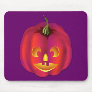 Mousepad Jack-O-Lanterna brilhantemente colorida o Dia das