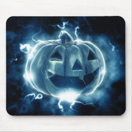 Mousepad jack-o-lanterna na chuva