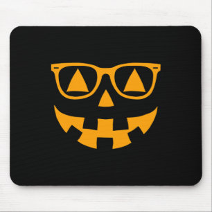Mousepad Jack O Lanterna Rosto Óculos escuros Halloween P