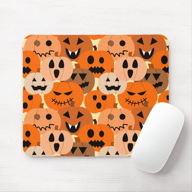 Mousepad Jack-o-Lanternas (Com mouse)