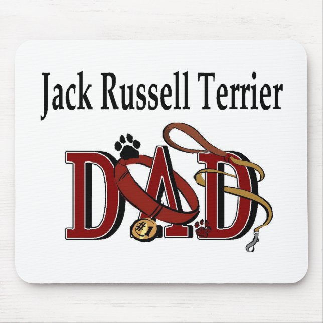 Mousepad Jack Russell Terrier Gifts de Pai (Frente)