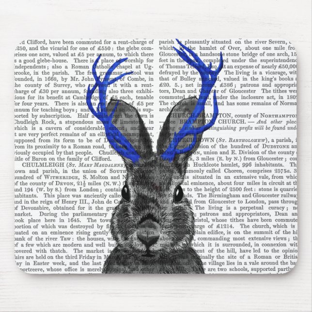 Mousepad Jackalope com os Blue Antlers (Frente)