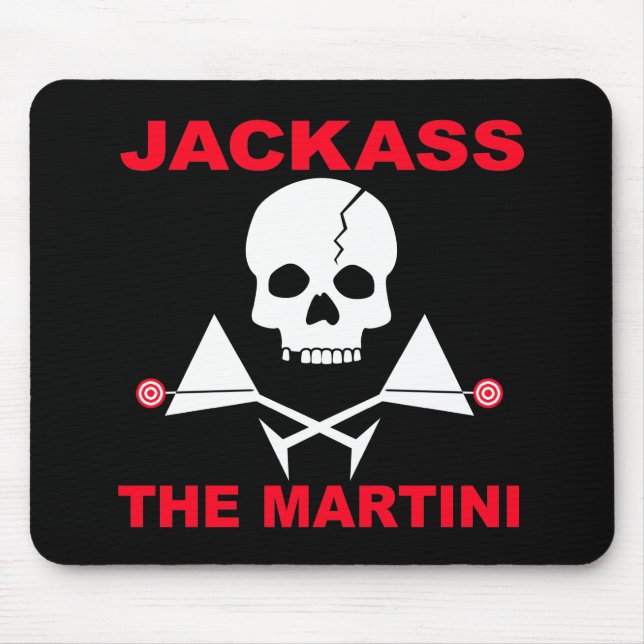 Mousepad - JACKASS, Martini (Frente)