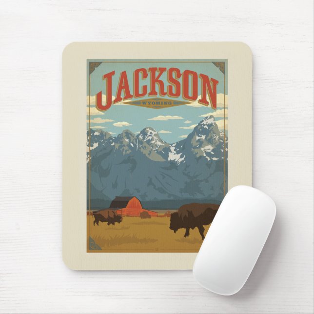 Mousepad Jackson | Wyoming (Com mouse)