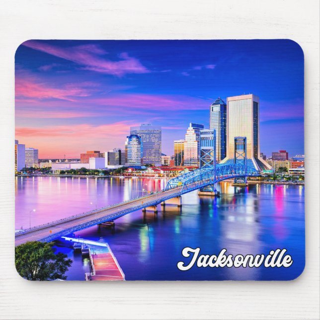 Mousepad Jacksonville, Flórida, Estados Unidos (Frente)