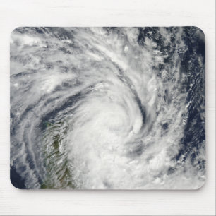 Mousepad Jade tropical da tempestade que vem em terra sobre