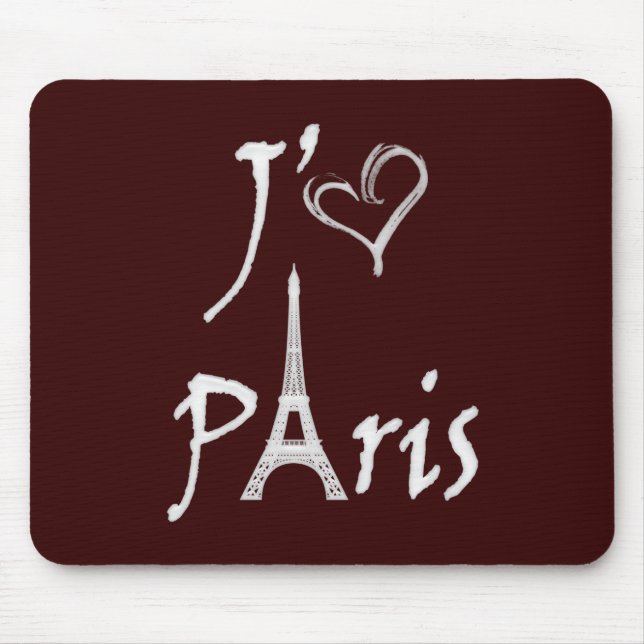 Mousepad j'aime Paris (Frente)