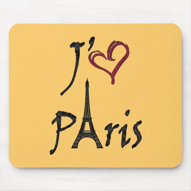 Mousepad j'aime Paris (Frente)