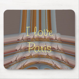 Mousepad J'aime Paris (I Love Paris)