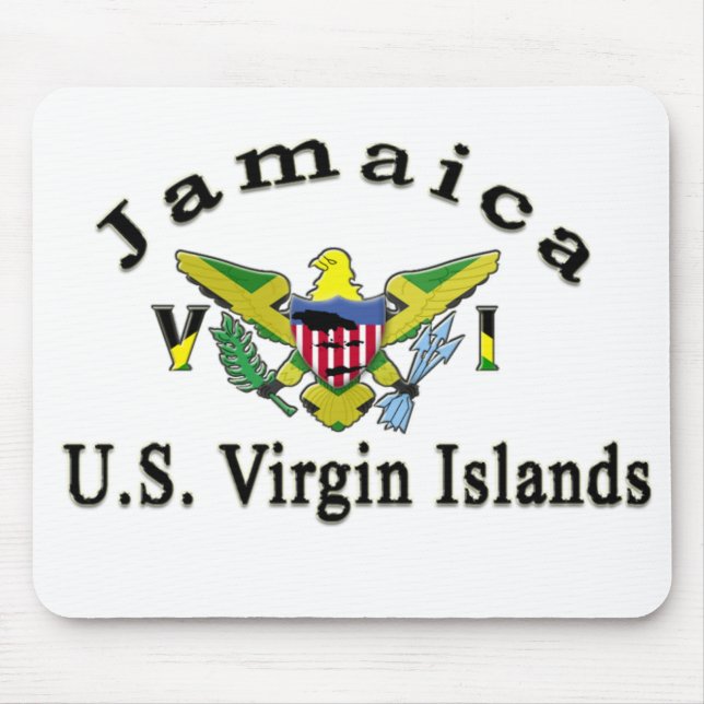 Mousepad Jamaica/E.U. Virgin Islands (Frente)