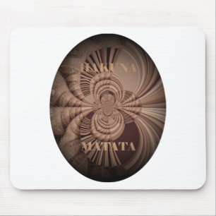 Mousepad Jambo Hakuna Matata Quênia Giraffe Safari Woven