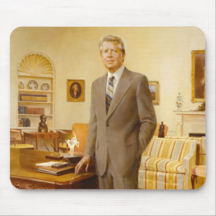 Mousepad James Carter White House Retrato Presidencial