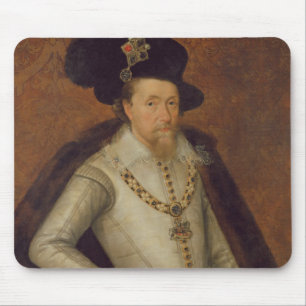 Mousepad James mim de Inglaterra, e VI de Scotland