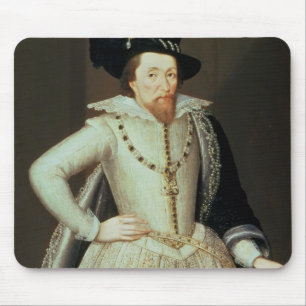 Mousepad James mim, retrato do metade-comprimento
