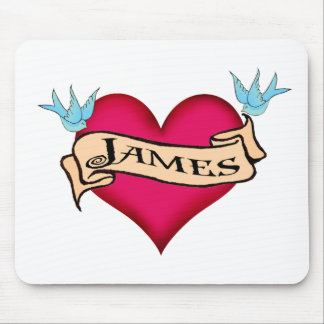 Mousepad James - t-shirt & presentes feitos sob encomenda