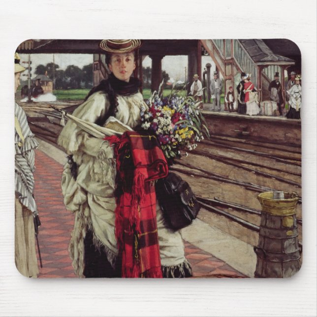 Mousepad James Tissot | que esperam na estação (Frente)