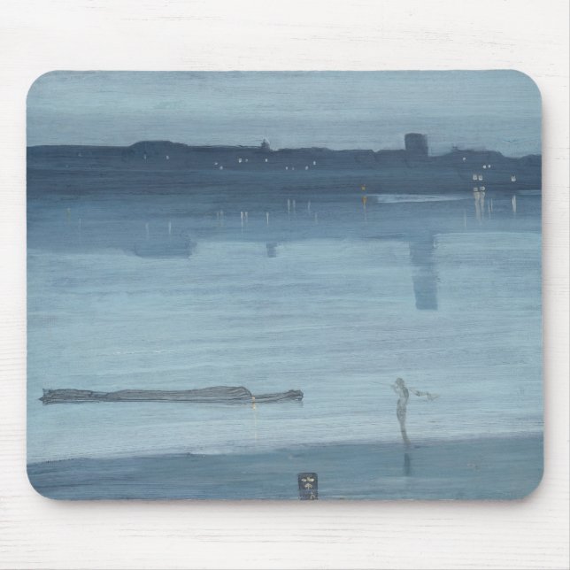 Mousepad James Whistler - Noite: Chelsea (Frente)