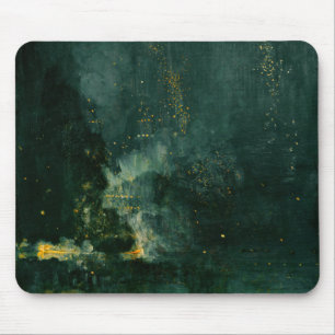 Mousepad James Whistler - Noite em preto e Dourado