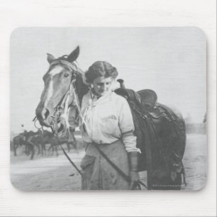 Mousepad Jane Bernoudi e seu cavalo