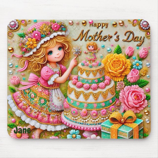 MOUSEPAD JANE ~ DIA DE AS MÃES ~ (Frente)