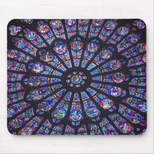 Mousepad Janela cor-de-rosa de Notre Dame