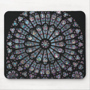 Mousepad Janela cor-de-rosa do transept norte