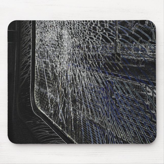 Mousepad janela do trem quebrado (Frente)