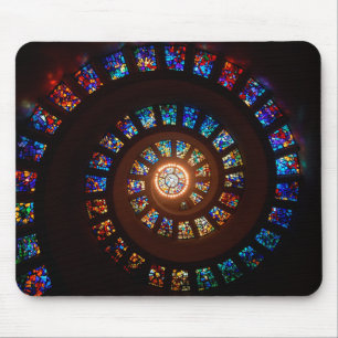 Mousepad Janela espiral do vitral