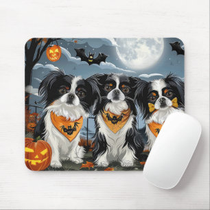 Mousepad Japonês Chin Halloween Spooky