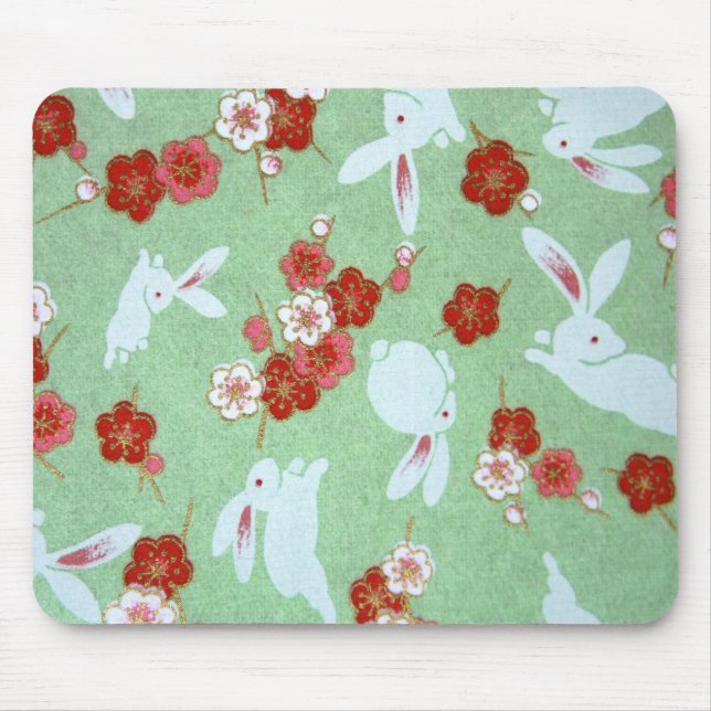 MOUSEPAD JAPONÊS COM PAD DE MOUSE DE FLORES (Frente)