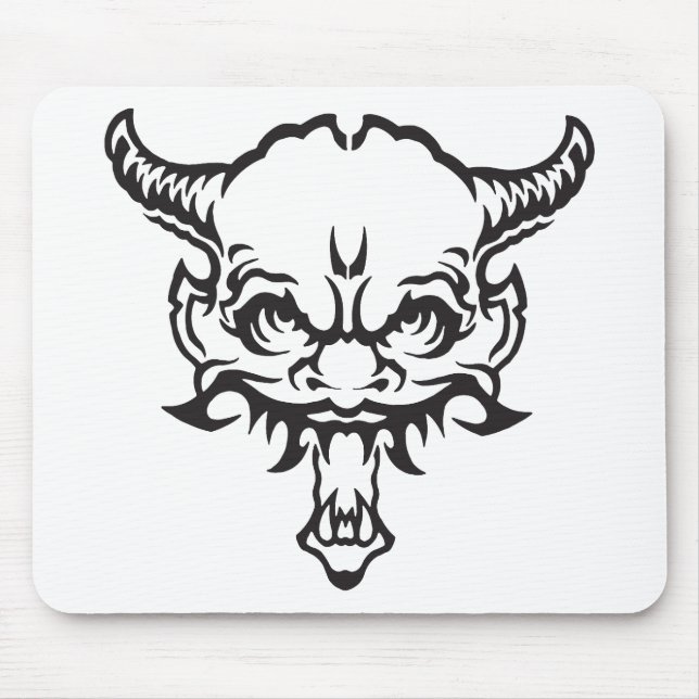 Mousepad Japonês Tattoo Oni Demon (Frente)