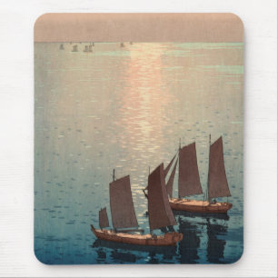 Mousepad Japonês Woodblock do mar Sparkling de Hiroshi