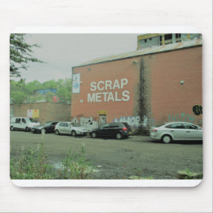 Mousepad Jarda urbana da sucata em Byker Newcastle