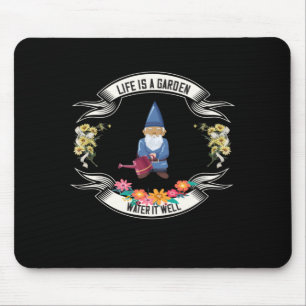 Mousepad Jardim - A Vida É Uma Água De Jardim
