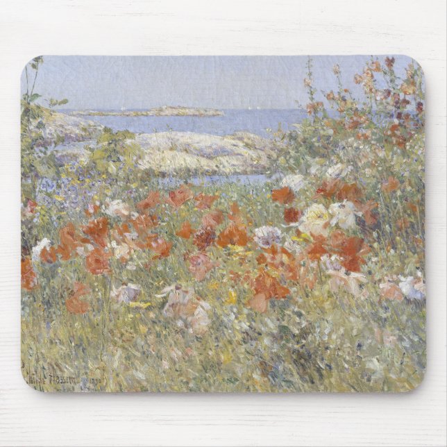 Mousepad Jardim Celia Thaxter de Frederick Childe Hassam (Frente)