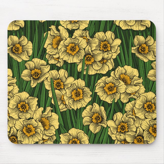 Mousepad Jardim de Daffodil (Frente)