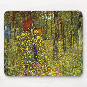 Mousepad Jardim de Fazenda com Crucifixo por Gustav Klimt