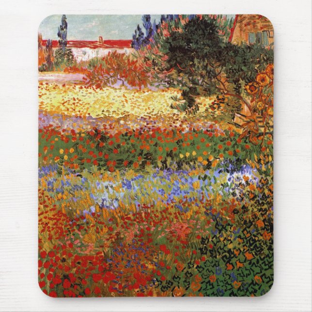 Mousepad Jardim de Flor (F430) Van Gogh Belas Artes (Frente)