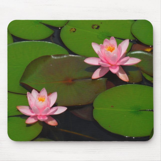 Mousepad Jardim de flores de lírios, de lágrimas, de lótus  (Frente)