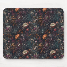 Jardim de flores silvestres de algodão preto Boho