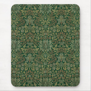 Mousepad Jardim de Flores William Morris -Verdes