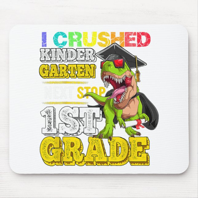 Mousepad Jardim de Infância Esmagado Próxima Parada 1rua Di (Frente)