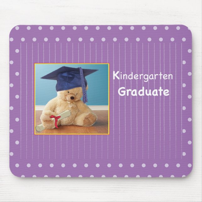 Mousepad Jardim de Infância Urso de Púrpura (Frente)