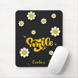 Mousepad Jardim de Margaridas Sorriso Personalizável