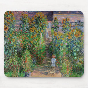 Mousepad Jardim de Monet na Impressionista Vetheuil
