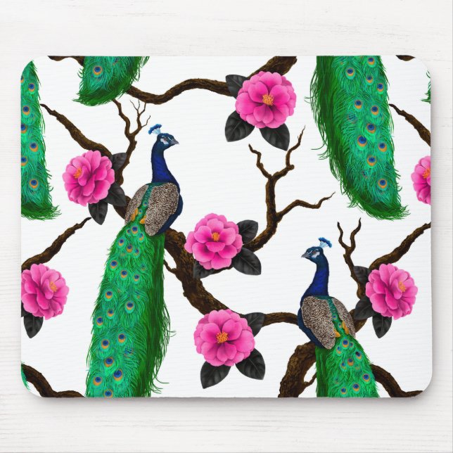 Mousepad Jardim de Peacock (Frente)